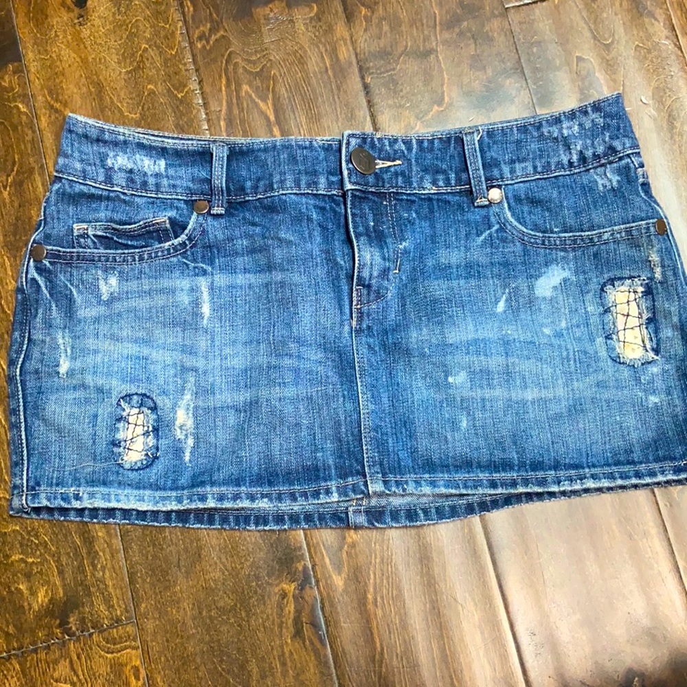 decree jean skirt